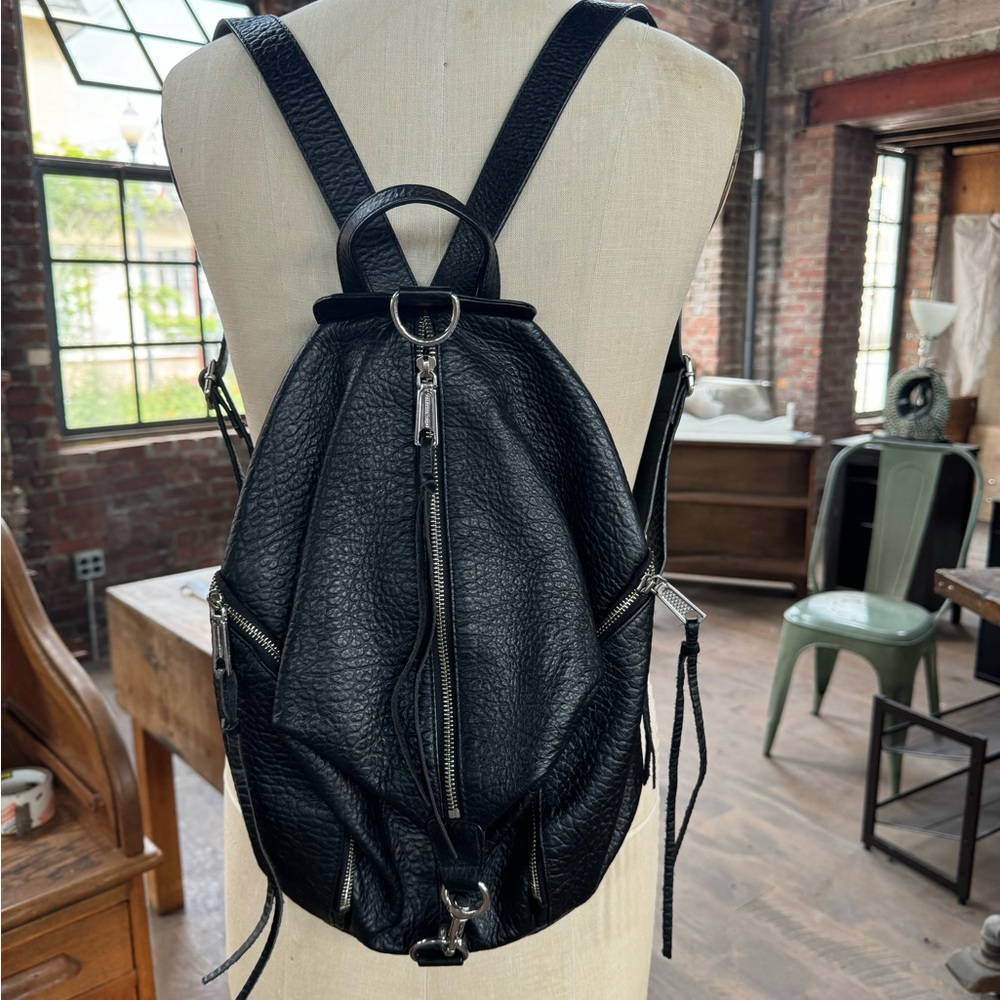 Rebecca Minkoff leather backpack.